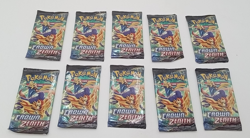 Crown Zenith Booster Pack Sword & Shield Pokemon Card TCG Sealed Lot of 10 - Image 1
