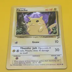 PIKACHU ( 87/130 ) And PIKACHU ( 70/100 ) Regular Pokemon Cards - Image 2