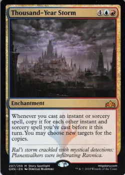 MTG Thousand-Year Storm (207) | LP | Guilds of Ravnica {GRN} - Image 1