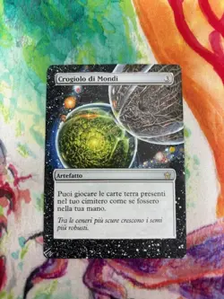 Crogiolo di mondi / Crucible of Worlds Ita Artworked MAGIC THE GATHERING MTG - Image 1