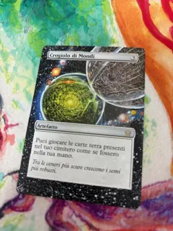 Crogiolo di mondi / Crucible of Worlds Ita Artworked MAGIC THE GATHERING MTG - Image 2