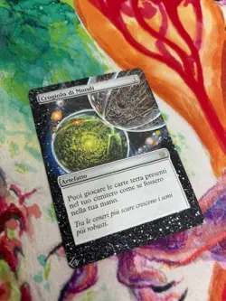 Crogiolo di mondi / Crucible of Worlds Ita Artworked MAGIC THE GATHERING MTG - Image 3