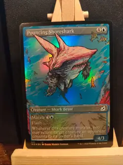 Pouncing Shoreshark FOIL Showcase - Ikoria: Lair of Behemoths - NM(see pics) MTG - Image 1