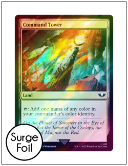 1x Command Tower 271, Surge Foil, Warhammer 40k, Magic MTG NM - Image 1