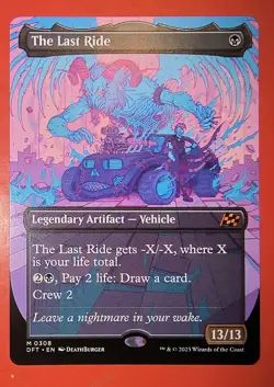 MTG, AETHERDRIFT: THE LAST RIDE, MYTHIC, REGULAR, 0308, DFT, NM, BORDERLESS - Image 1