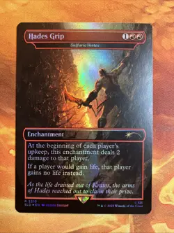 MTG Foil Borderless Hades Grip - Sulfuric Vortex SLD: God of War: Greek! - Image 1