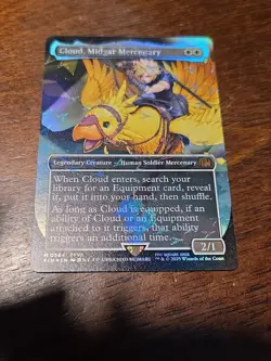 Cloud, Midgar Mercenary (Borderless) (Chocobo Track Foil) M 564 Final Fantasy MT - Image 1