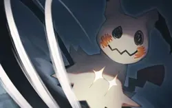 Pokemon anime Playmat pok mon mimikyu fanart pixiv Pad Gaming Mat Desk - Image 1