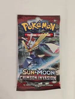 Pokemon Sun & Moon-Crimson Invasion Booster Pack and Mini Binder Brand New 820650802492 - Image 3