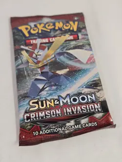 Pokemon Sun & Moon-Crimson Invasion Booster Pack and Mini Binder Brand New 820650802492 - Image 4
