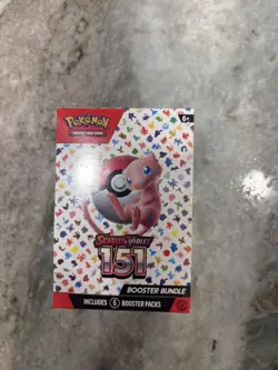 Pokemon TCG Scarlet & Violet 151 Booster Bundle Sealed New (6 packs) - Image 1