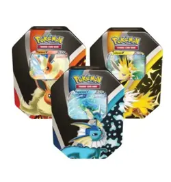 Pokemon TCG: Eevee Evolutions Tin (Set Of 3) Jolteon/Vaporeon/Flareon Sealed NEW - Image 2