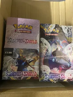 Pokemon Sword And Shield Base Set half Booster Box (18 Packs) New/Sealed - Image 2