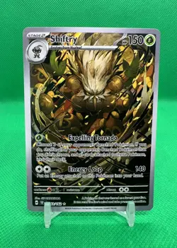 Shiftry 163/162 Illustration Rare Pokemon TCG SV05: Temporal Forces NM - Image 1