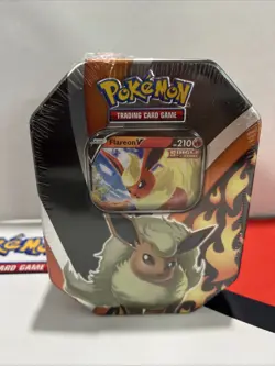 Pokemon TCG Flareon V Heroes Tin Sealed - Image 1