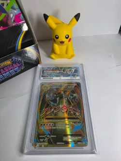 Pokemon XY Evolutions 2016 Mega Charizard EX Full Art #101/108 ACE 7 Near Mint - Image 1