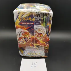 Pokemon Brilliant Stars Half booster box 18 Packs Small tear shrink see pics - Image 4