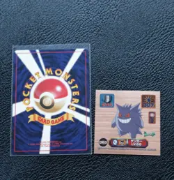 Gengar LV.68 Pokemon Sticker Bronze Japanese No.D63 Rare Nintendo Japan F/S - Image 2