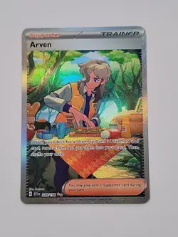 Arven 249/198 Scarlet & Violet Base Special Illustration Rare (SIR) NM Pokemon - Image 1
