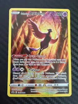 Pokemon TCG Galarian Articuno SWSH Black Star Promos SWSH282 Promo NM - Image 1