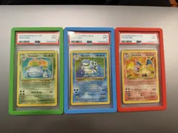 Venasaur Charizard Blastoise 003/034 CLC Classic Holo Pokemon PSA 9 - Image 1