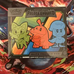 Paldea Evolved Elite Trainer Box ETB Sealed Scarlet Violet Pokemon TCG - Image 1