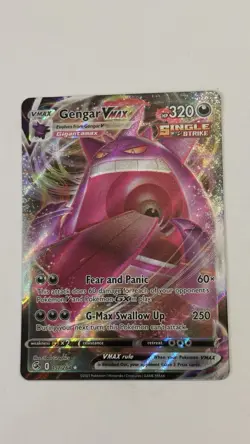Gengar VMAX 157/264 - Fusion Strike Pokemon TCG - Full Art Ultra Rare Holo - NM - Image 1