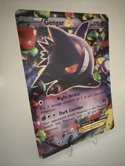 Gengar EX 34/119 Pokemon TCG XY Phantom Forces Ultra Rare Holo NM/Mint Fresh OS - Image 2