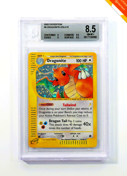 Pokemon BGS 8.5 Dragonite #9 Holo Expedition 2002 English - Image 1