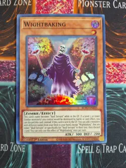 Yu-Gi-Oh! TCG Wightbaking Blazing Vortex BLVO-EN035 Super Rare 1st Edition NM - Image 1