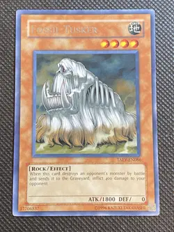 YuGiOh! - Fossil Tusker TAEV-EN086 Rare 1st Edition Near Mint Tactical Evolution - Image 1