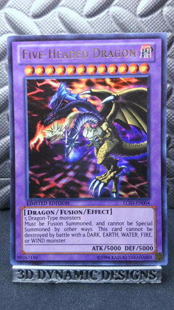 | Yugioh Five-Headed Dragon LC03-EN004 Ultra Legendary Yugis World NM- ?? | - Image 1