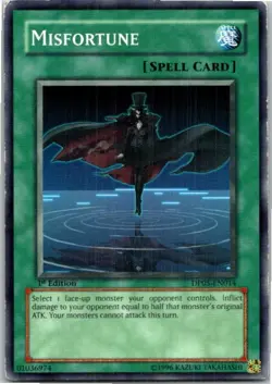 Misfortune #DP05-EN014 Yugioh Heavily played 1st Edition - Image 1