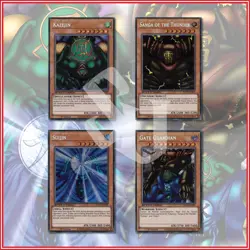 YuGiOh SECRET RARE GATE GUARDIAN DECK: Suijin Kazejin Sanga Paradox Brothers?? - Image 1