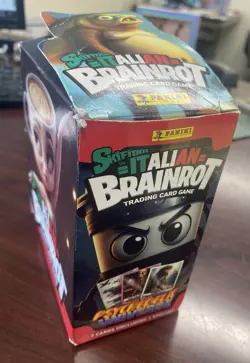 Panini Skifidol Italian Brainrot Trading Cards - Display Box of 24 Packs - New - Image 1