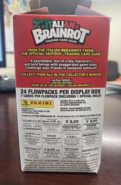 Panini Skifidol Italian Brainrot Trading Cards - Display Box of 24 Packs - New - Image 3