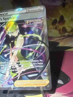 Elesa's Sparkle 260/264 Fusion Strike Full Art Ultra Rare Holo Pokemon Card NM - Image 2