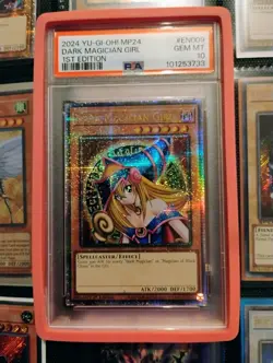 Dark Magician Girl Quarter Century Secret Rare Card MP24-EN009 PSA 10 - Image 1