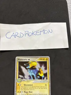 Pokemon Card Manectric EX 101/107 -EX Deoxys -Eng-Holo-Good! - Image 2