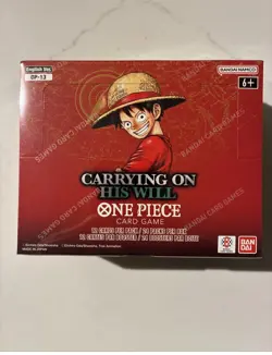 One Piece TCG: OP13 Carrying On His Will Booster Box Sealed English UK New - Image 1