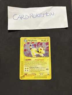 Pokemon Card Ampharos 2/165 Expedition -Eng-holo Reverse-exc! - Image 1