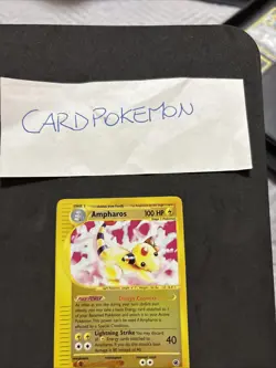 Pokemon Card Ampharos 2/165 Expedition -Eng-holo Reverse-Nm! - Image 2