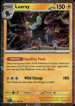 Luxray - (Cosmos Holo) Holo Promo Miscellaneous Cards & Products 071/193 NM - Image 1