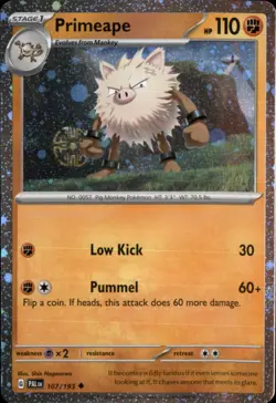Primeape - (Cosmos Holo) Holo Uncommon Miscellaneous Cards & Products 107/193 NM - Image 1