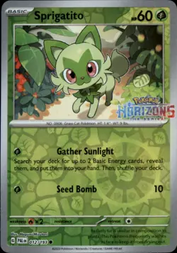 Sprigatito - Reverse Holo Common Miscellaneous Cards & Products 012/193 NM - Image 1