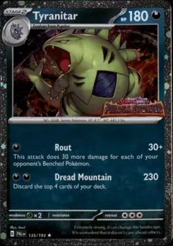 Tyranitar (Paldea Evolved Stamp) Holo Promo Miscellaneous Cards & Products 135/1 - Image 1