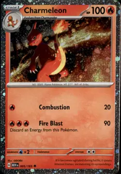 Charmeleon - (Cosmos Holo) Holo Promo Miscellaneous Cards & Products 005/165 NM - Image 1