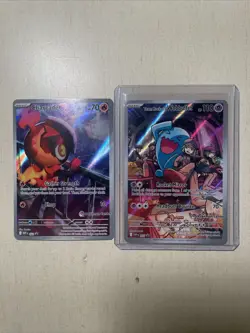 Pokemon Center Promo Team Rocket’s Wobbuffet Charcodet Stamped Pokemon Cards Raw - Image 1