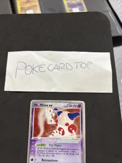 Pokemon card Mr Mime Ex 111/112- Rosso Fuoco Verde Foglia-Ita-swirl-Holo-Good! - Image 2