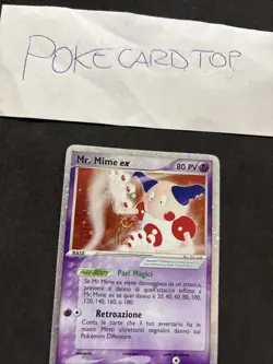 Pokemon card Mr Mime Ex 111/112- Rosso Fuoco Verde Foglia-Ita-swirl-Holo-Good! - Image 4